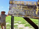 Don Greenbaum, N1DG, on Baker Island in 2018.